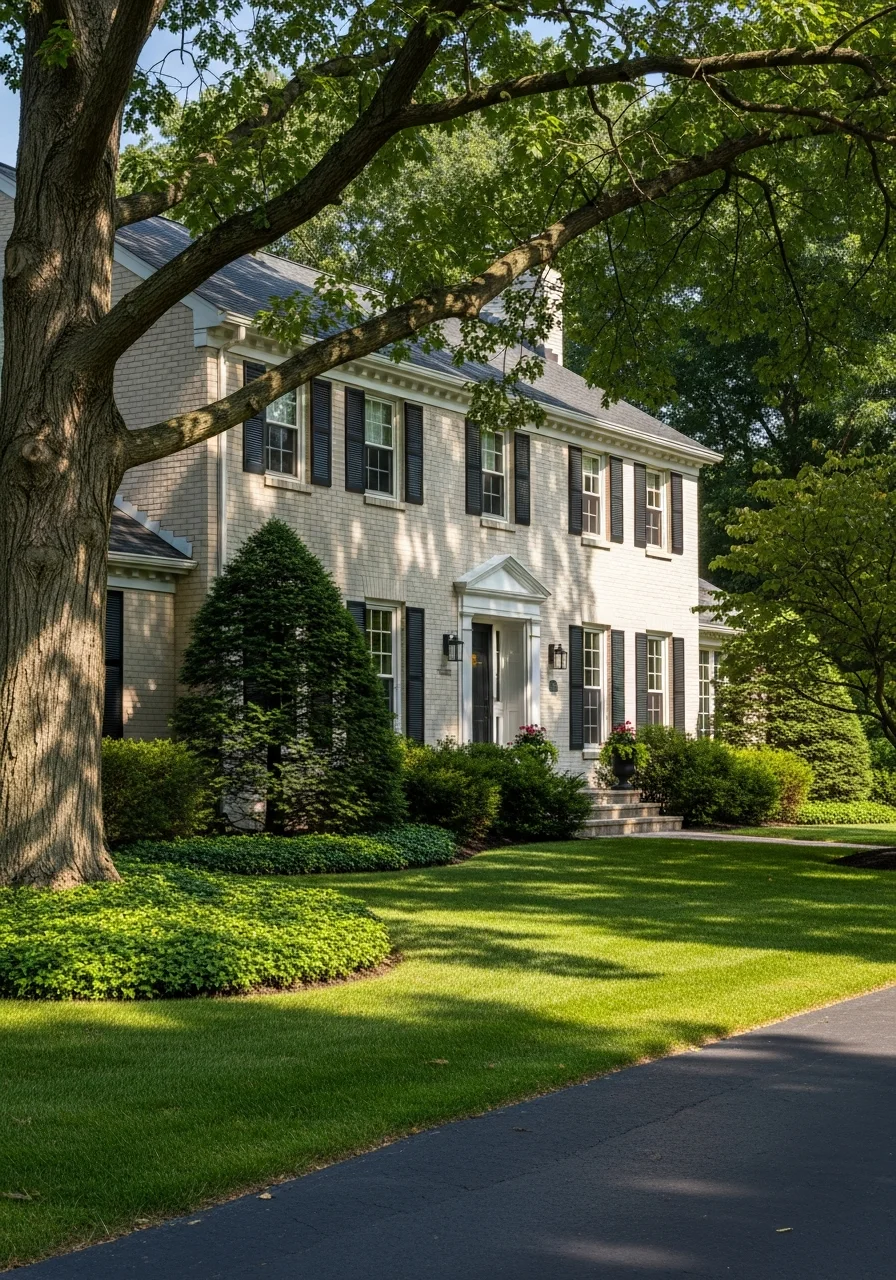 Close-up of a Clarence property entrance showing well-maintained exterior and local architectural style.